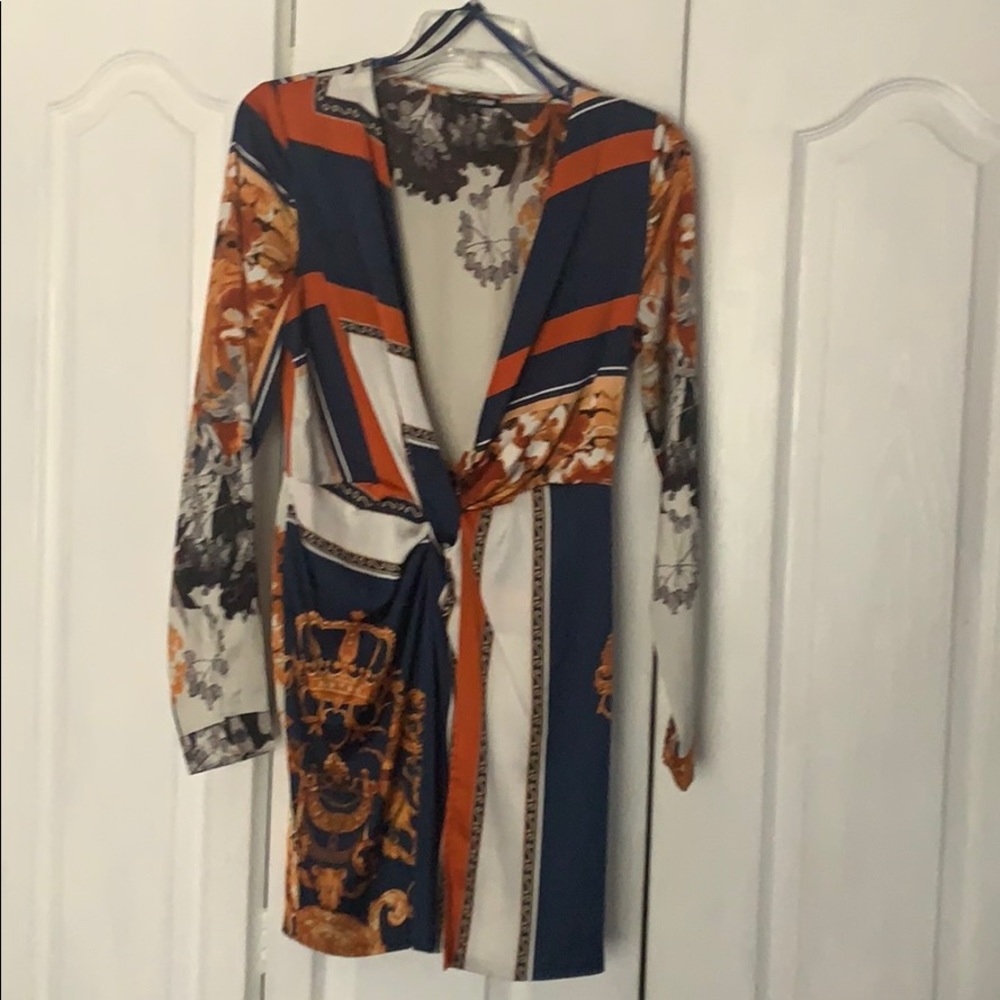 Silk mini dress